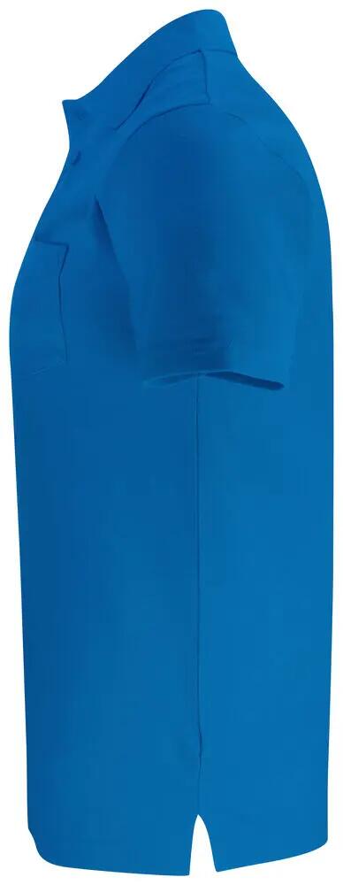 clique Basic Polo Pocket – unisex poloshirt van katoen met borstzak 3/4