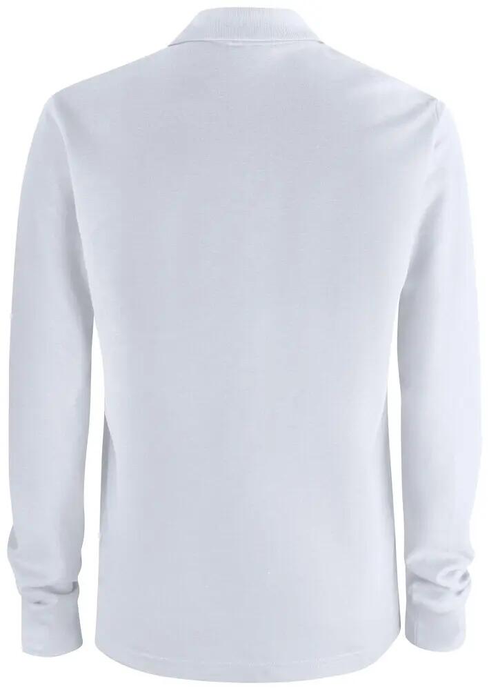 clique Polo Basic Pocket manches longues – 100% coton, coupe polyvalente 2/4