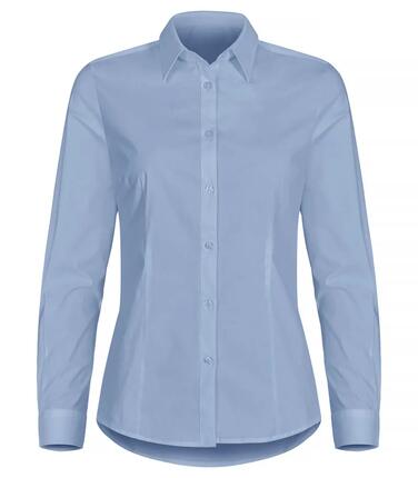 clique Chemise Stretch manches longues Femme — coton extensible