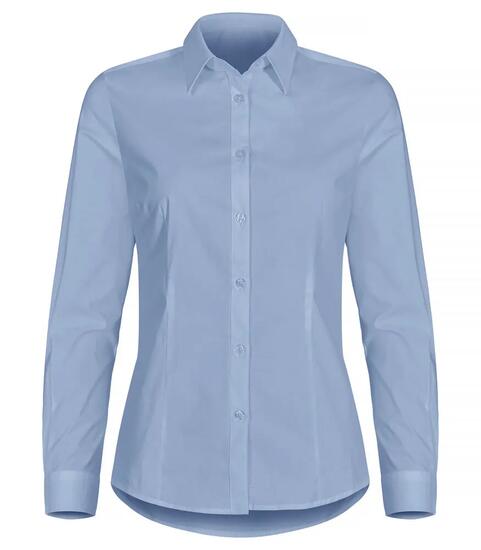 clique Chemise Stretch manches longues Femme — coton extensible