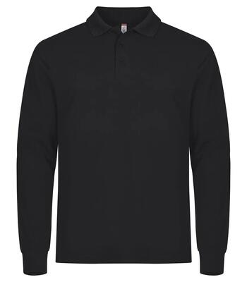 Clique manhattan l/s polo heren – lange mouw met jacquardstrepen
