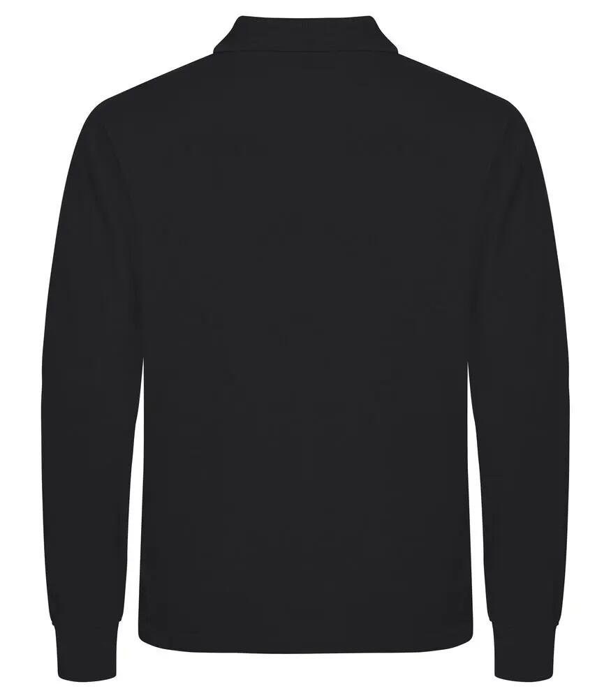 clique Polo manches longues Manhattan L/S pour homme — noir 4/4
