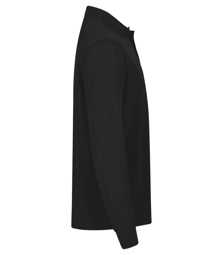 clique Polo manches longues Manhattan L/S pour homme — noir 3/4