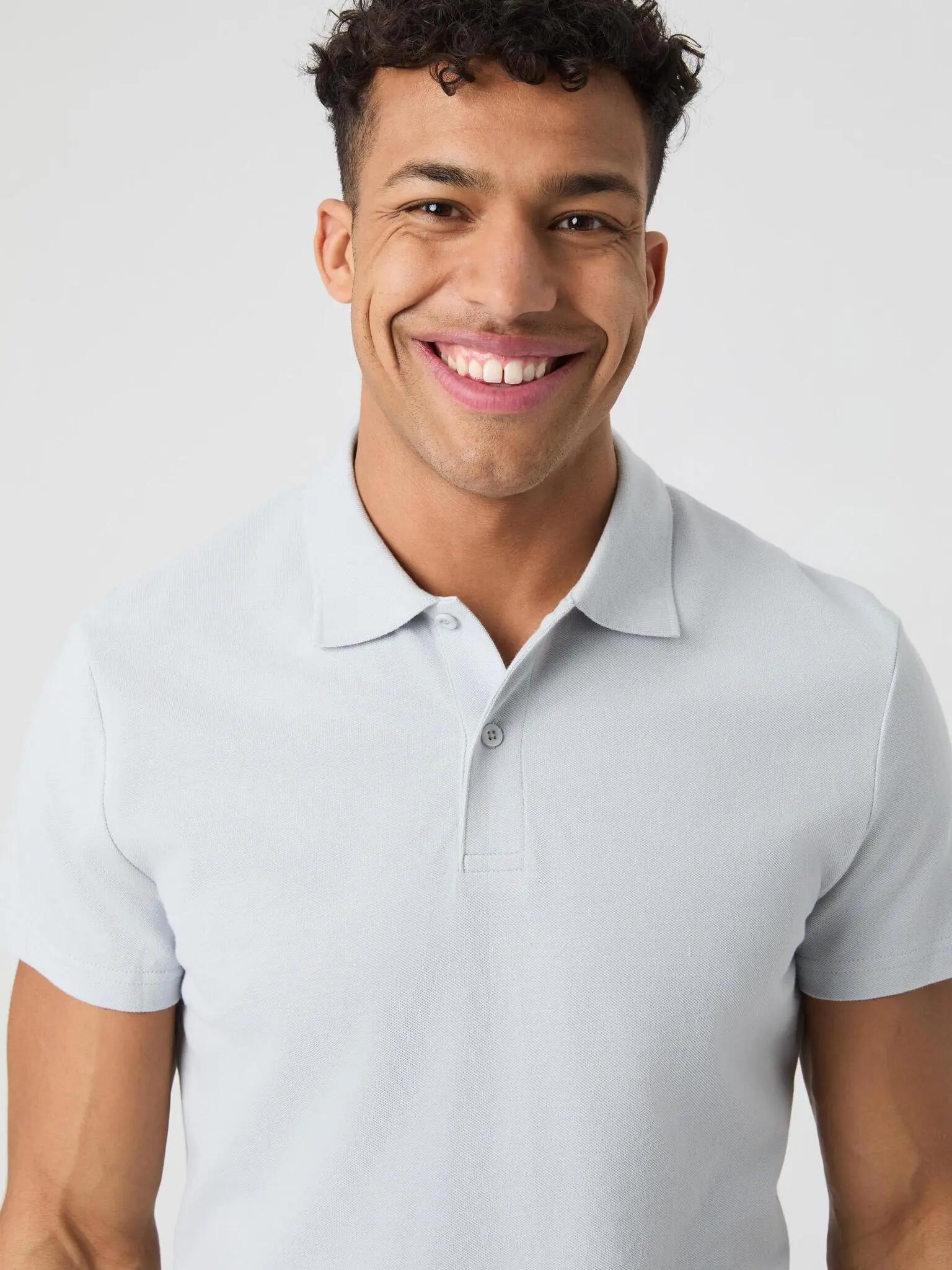 bjorn_borg BORG POLO SHIRT homem — GRAY DAWN 4/4