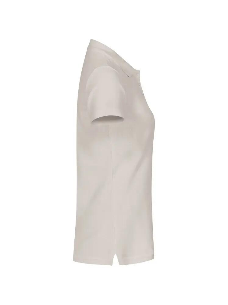 clique Basic Polo Women — Stone, dames polo van katoen 4/5