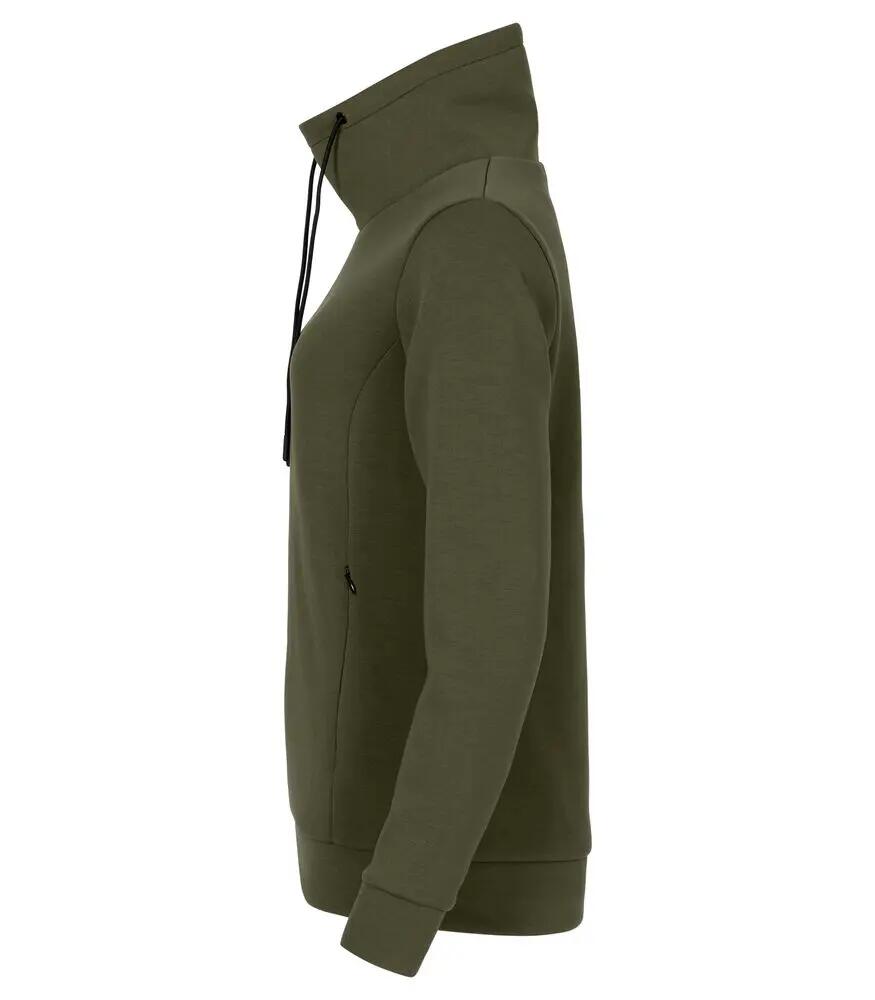 clique Hobart Women — felpa donna collo alto in air-layer 3/4