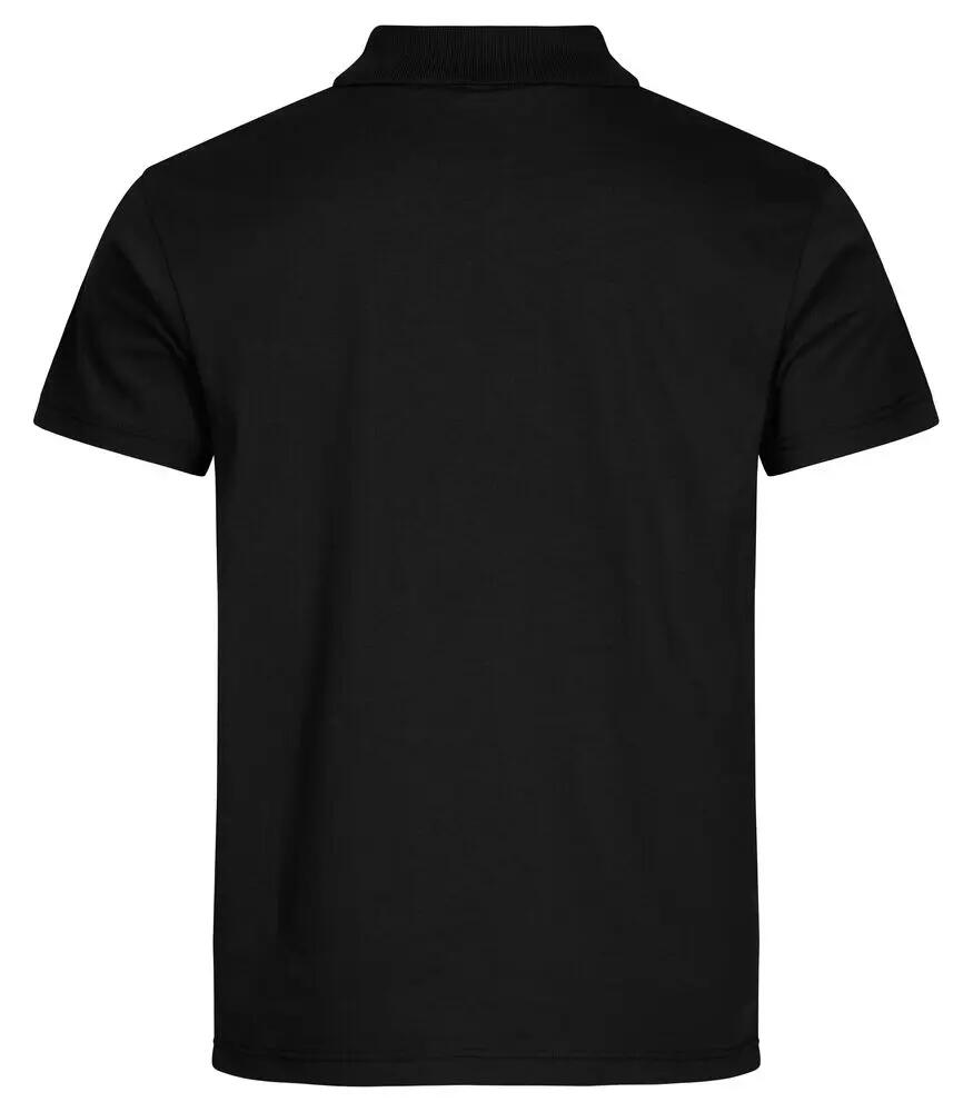 clique Polo Single Jersey em algodão, preto 2/4