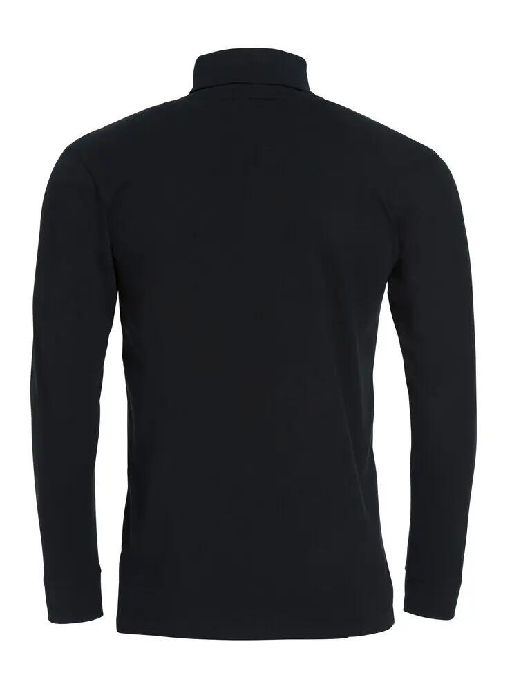 clique Elgin Gola alta homem 100% algodão penteado - preto 3/5