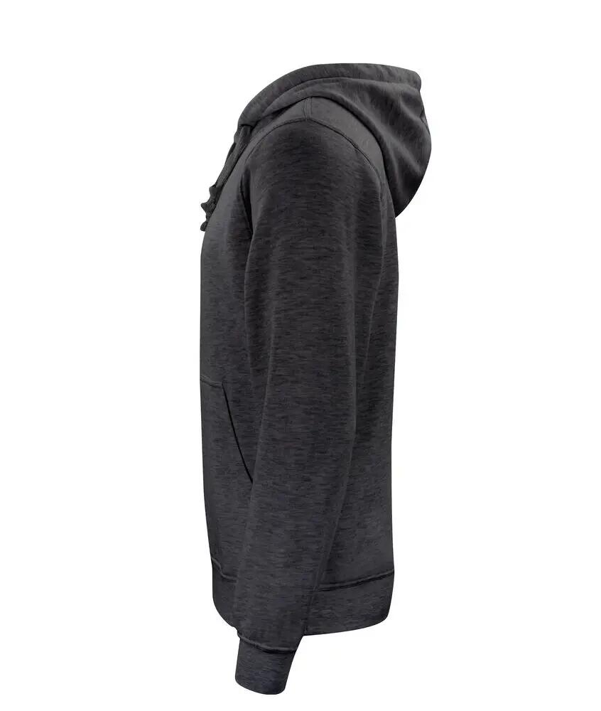 clique Basic Hoody felpa con cappuccio unisex Anthracite Melange 3/4