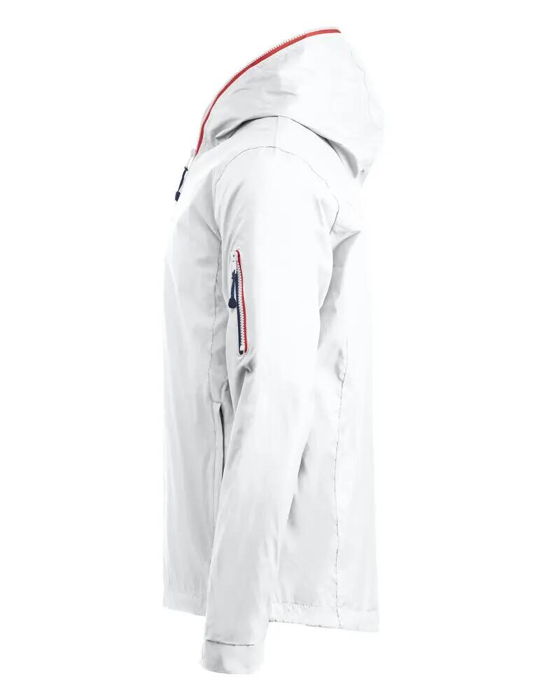 clique Casaco Seabrook em ripstop nylon 100% com revestimento PU — branco 3/4