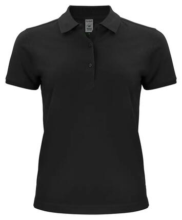 clique Classic OC Polo Dames 100% biologisch katoen zwart