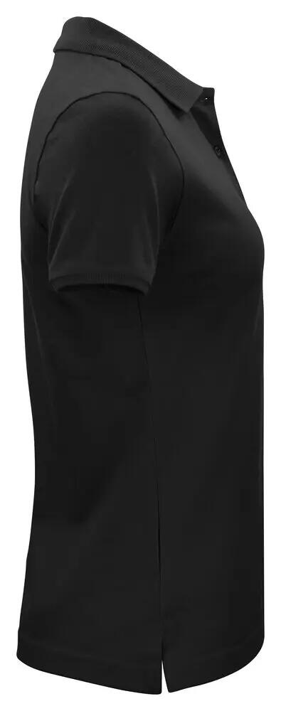 clique Classic OC Polo Mulher em 100% algodão orgânico preto 4/4