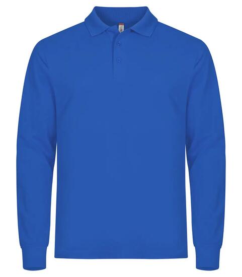 clique Polo manches longues Manhattan L/S pour homme — col rayé, boutons