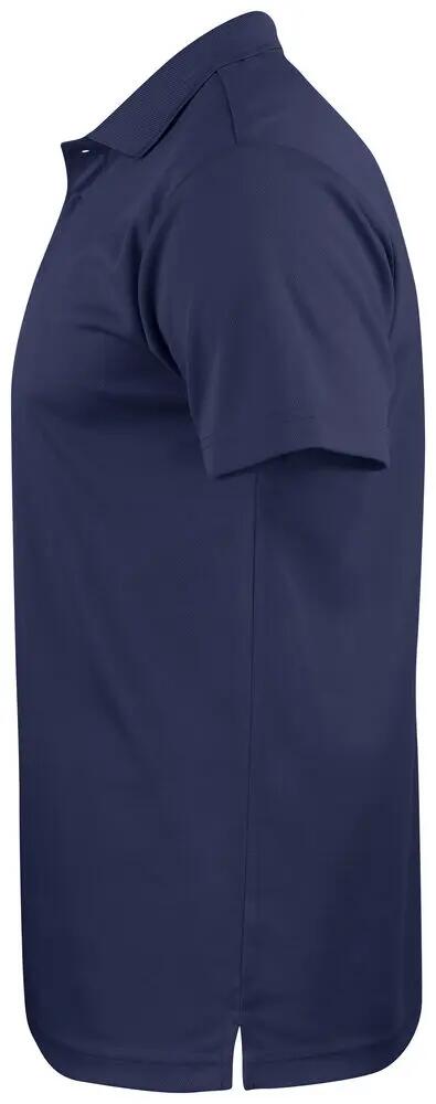 clique Basic Active Polo 100% poliéster – bom ajuste, dark navy 3/4