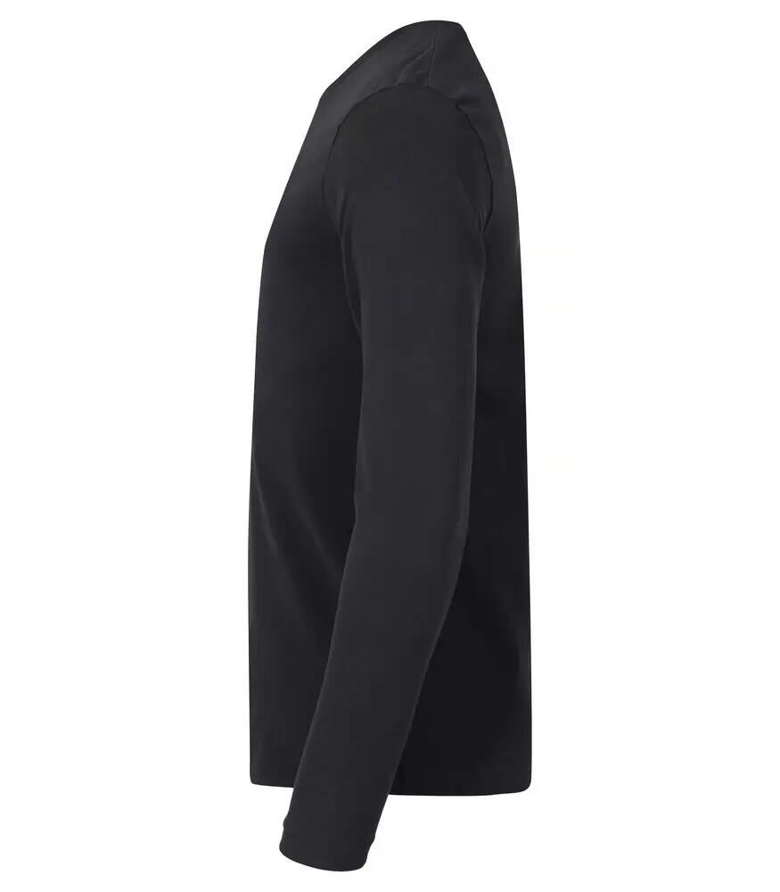 clique Premium Fashion-T L/S – Camiseta de manga larga premium de algodón 3/4