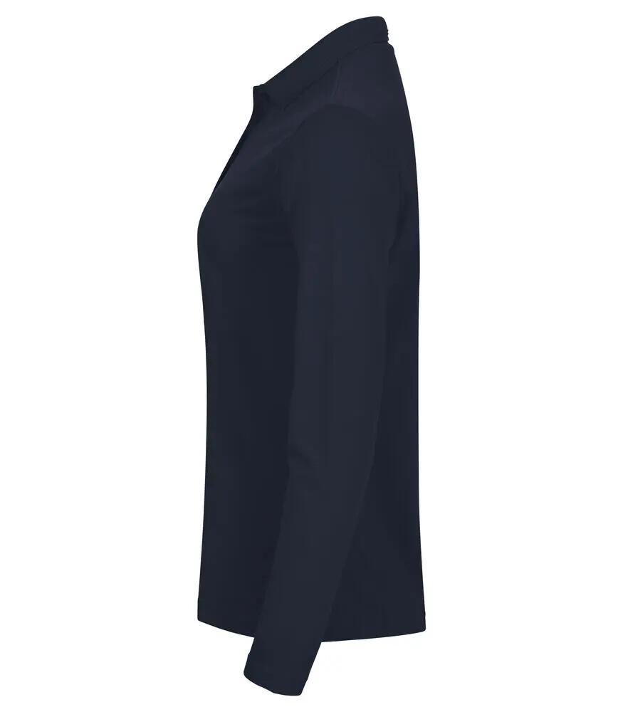 clique Polo Manhattan L/S Women lange mouw Navy 3/4