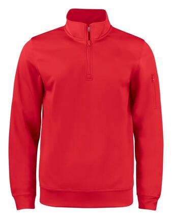 clique Basic Active Half Zip Herren Sweatshirt 100% Polyester, spun dyed