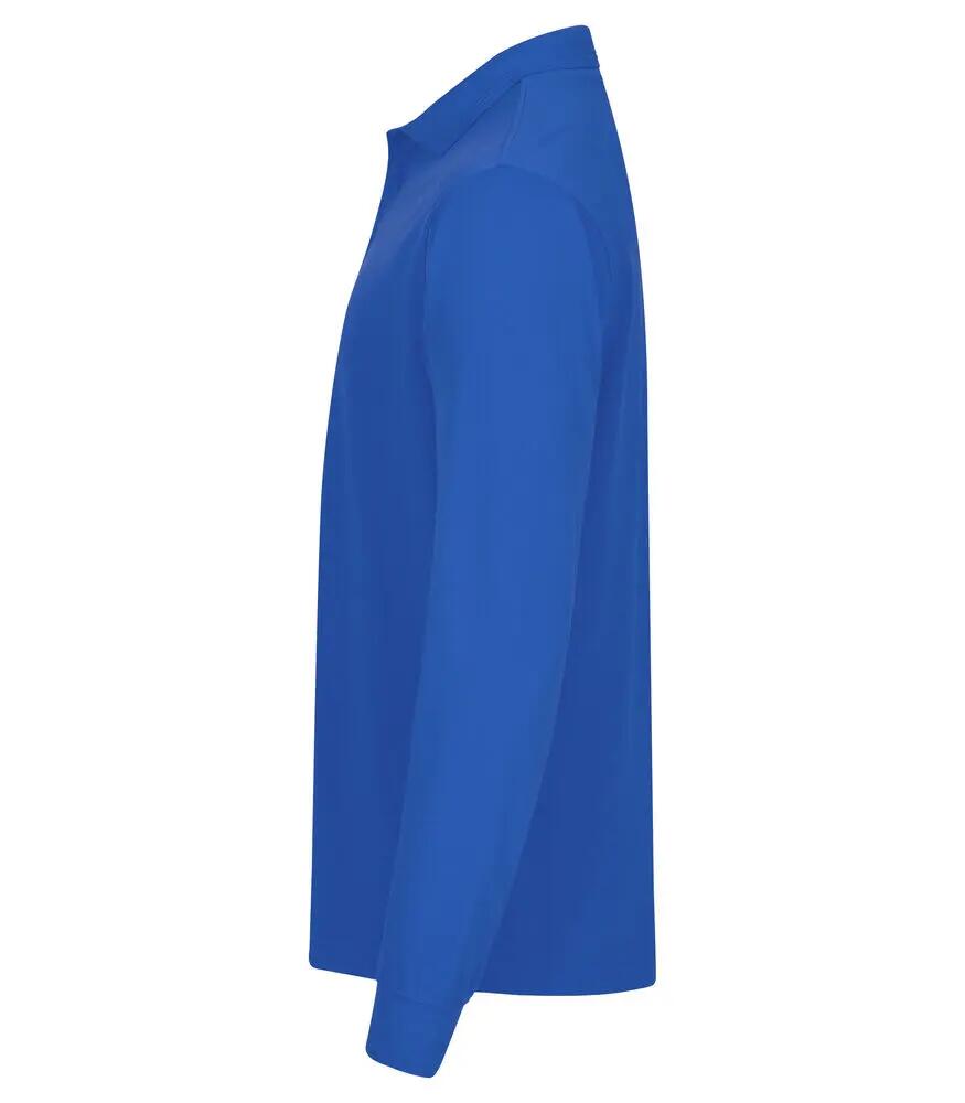 clique Manhattan L/S Polo a Manica Lunga – Royal Blue 4/4