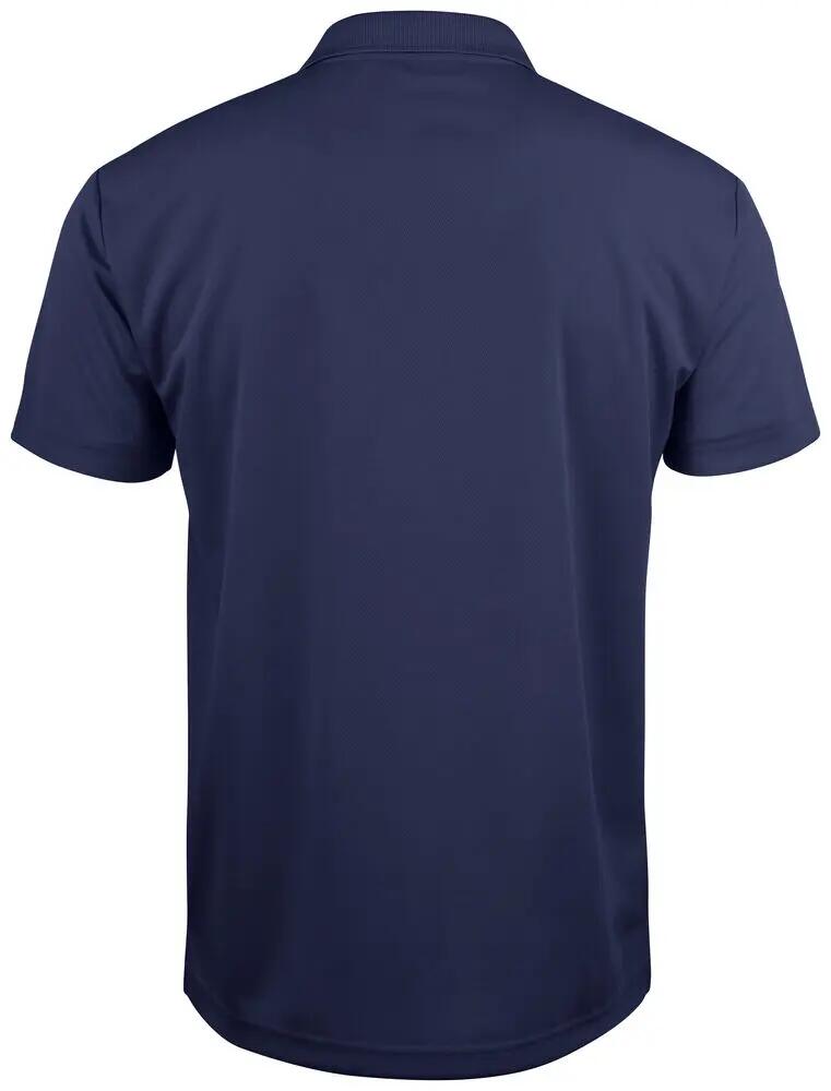 clique Basic Active Polo 100% poliéster – bom ajuste, dark navy 2/4