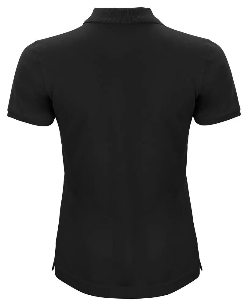 clique Classic OC Polo Mulher em 100% algodão orgânico preto 2/4