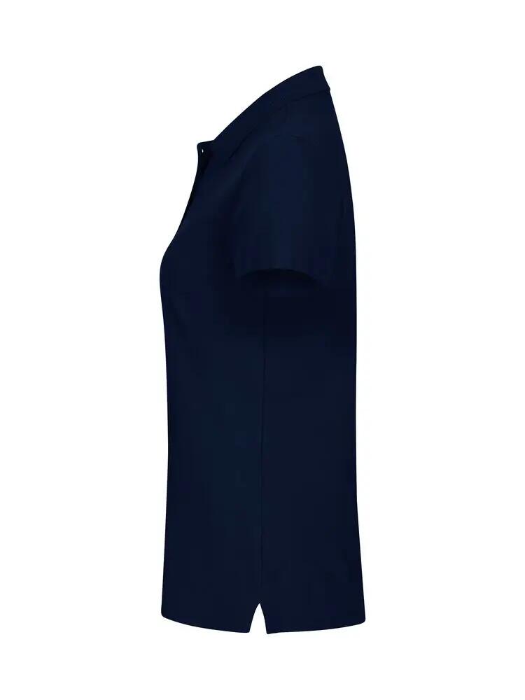 clique Basic Polo Women – Dark Navy, 100% katoen, vrouwelijke pasvorm 3/5