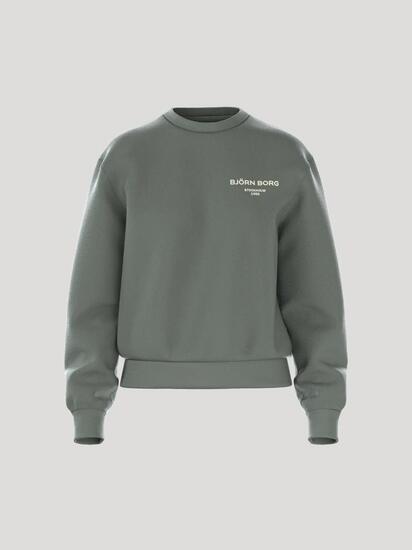 bjorn_borg BORG ESSENTIAL 1 SWEATSHIRT Damen AGAVE GREEN
