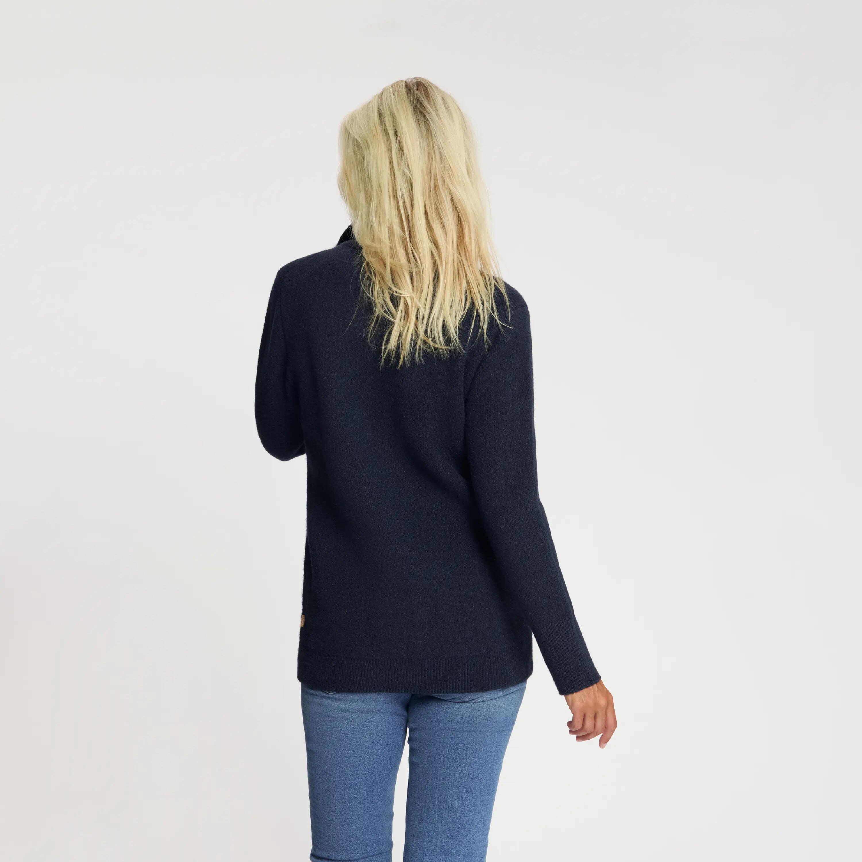 Nia Dames - Halflang outdoorvest - Navy 4/6