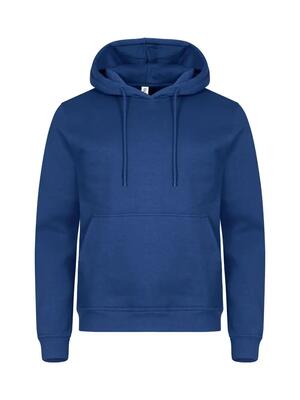 clique Miami Hoody — felpa con cappuccio blu in cotone e poliestere riciclato