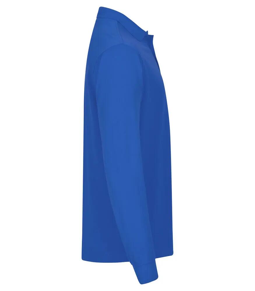 clique Manhattan L/S Polo a Manica Lunga – Royal Blue 2/4