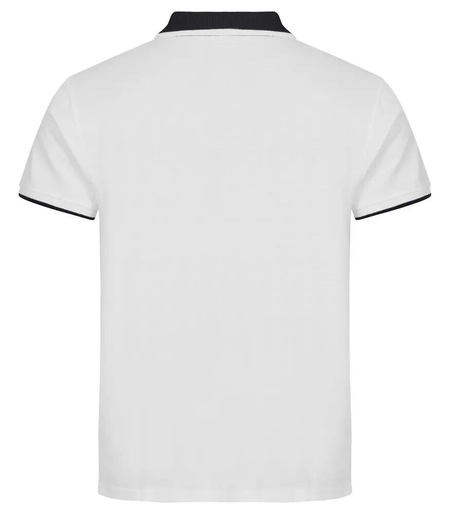 clique Conrad Polo unisex in 100% cotone con dettagli a contrasto 2/4