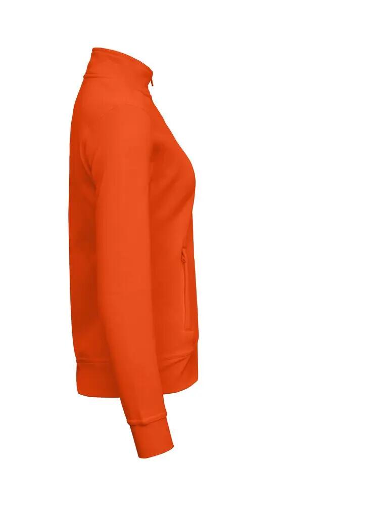 clique Cardigan Basic Donna in felpa, arancione alta visibilità 4/4