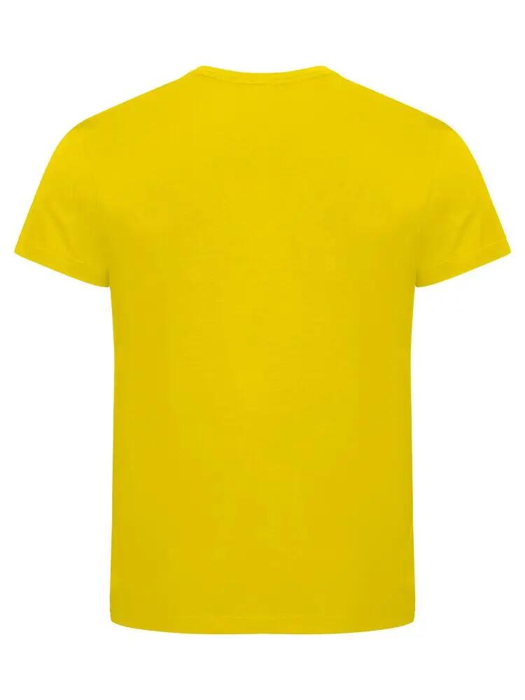 clique Classic OC‑T T‑shirt homem 100% algodão biológico — corte clássico, lemon 3/4
