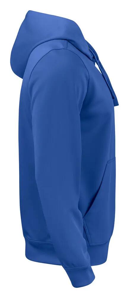 clique Basic Active Hoody in 100% Polyester - royal blue 4/4