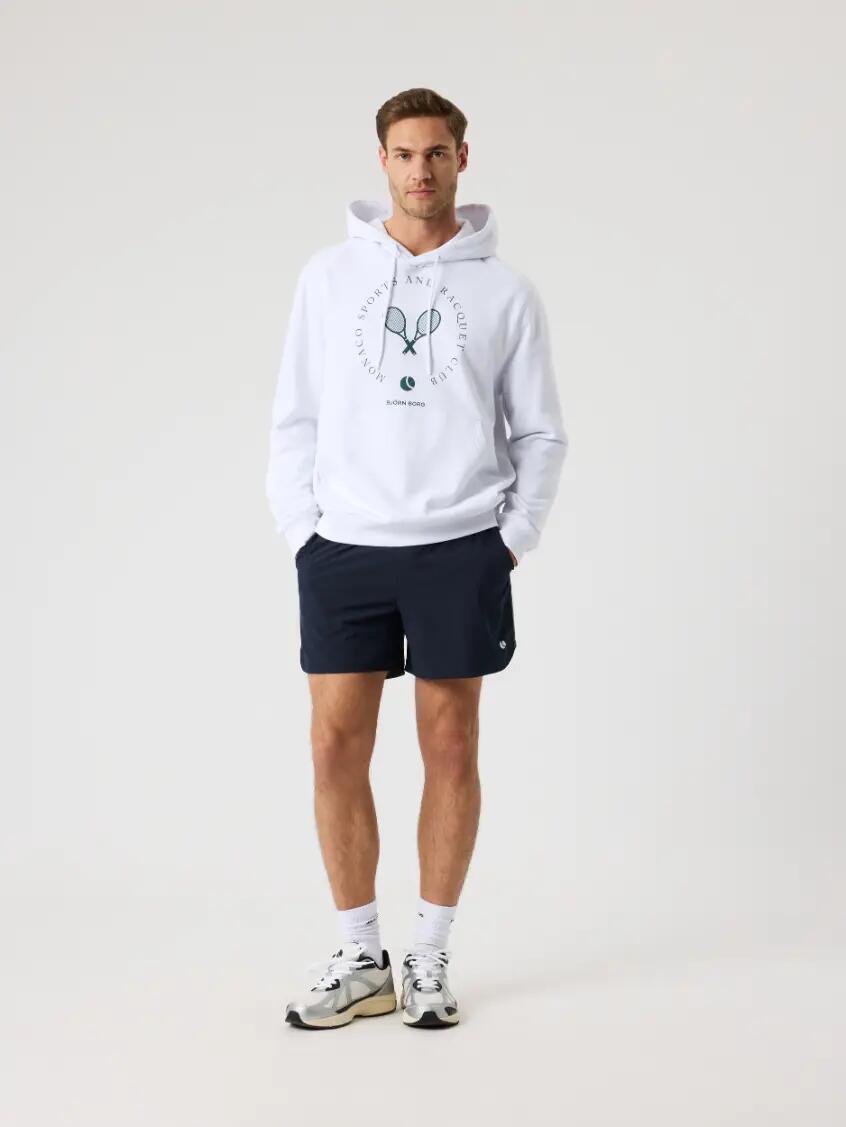 bjorn_borg BORG CLASSIC PRINT HOODIE Brilliant White 3/5