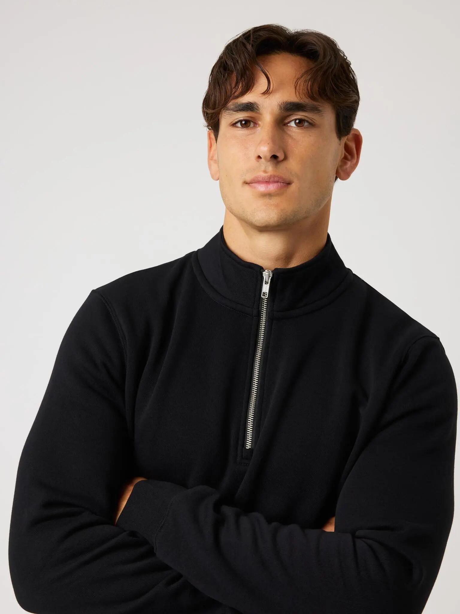 bjorn_borg CENTRE HALF ZIP — Black Beauty 5/5