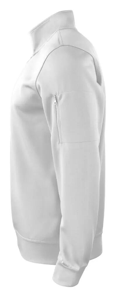 clique Basic Active Half Zip sweater halve rits 100% polyester wit 4/4