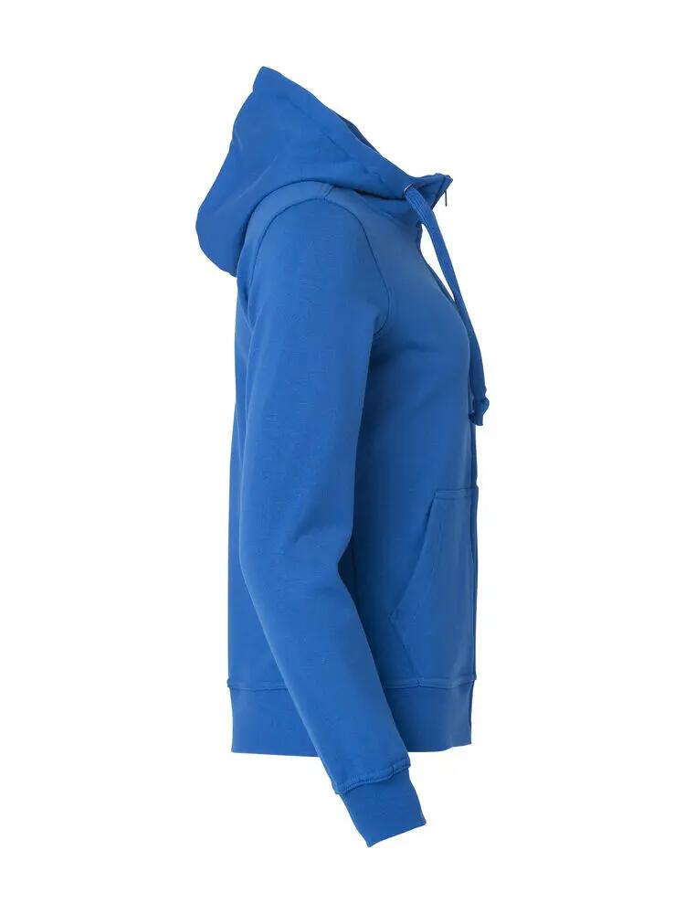 clique Basic Hoody Full Zip Mulher - hoodie com fecho royal blue 4/4