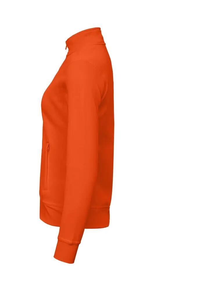 clique Cardigan Basic Donna in felpa, arancione alta visibilità 2/4