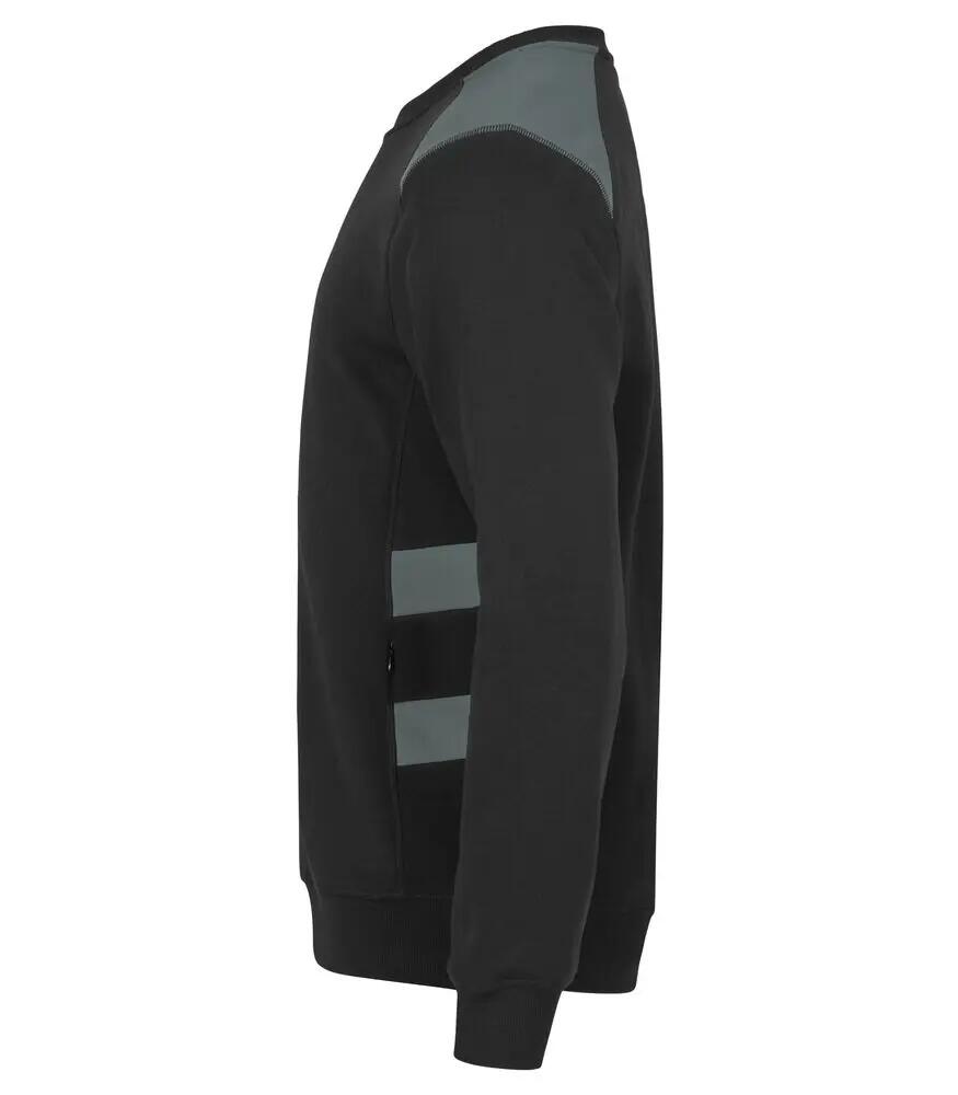clique Ambition Roundneck sudadera unisex en poliéster reciclado 3/4