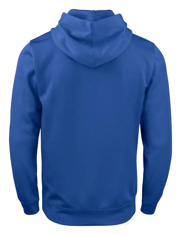 clique Basic Active Hoody in 100% Polyester - royal blue 2/4