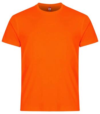 clique Basic Active-T T-shirt uomo 100% poliestere Visibility Orange