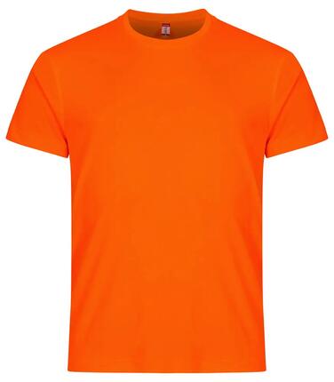 clique Basic Active-T Herren-T-Shirt 100% Polyester Visibility Orange