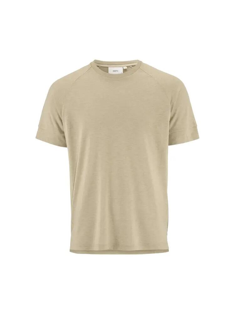 craft T-shirt Wool SS Tee M en polyester recyclé et laine 1/4