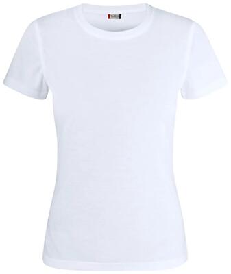 Clique neon-t women polyester t-shirt met katoengevoel
