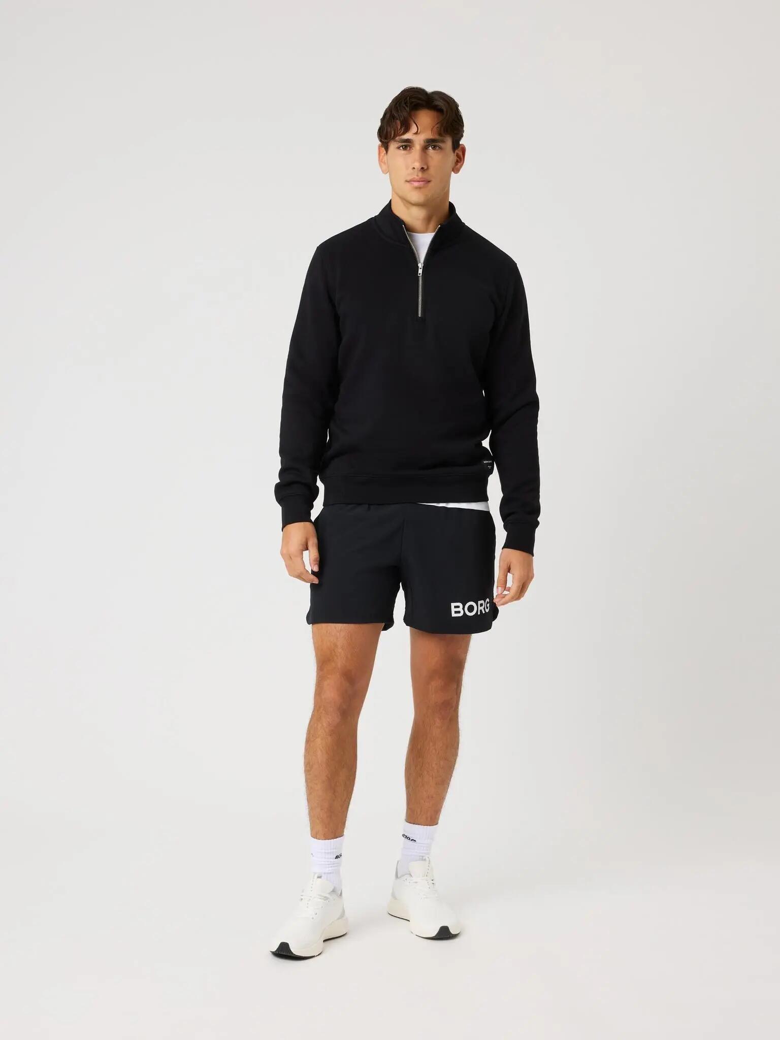bjorn_borg CENTRE HALF ZIP — Black Beauty 3/5