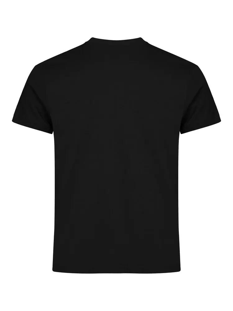 clique Basic-T T-shirt homme noir en coton, coupe ajustée 3/5