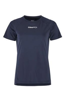 Craft rush 2.0 ss tee w – licht trainings‑t‑shirt van gerecycled polyester