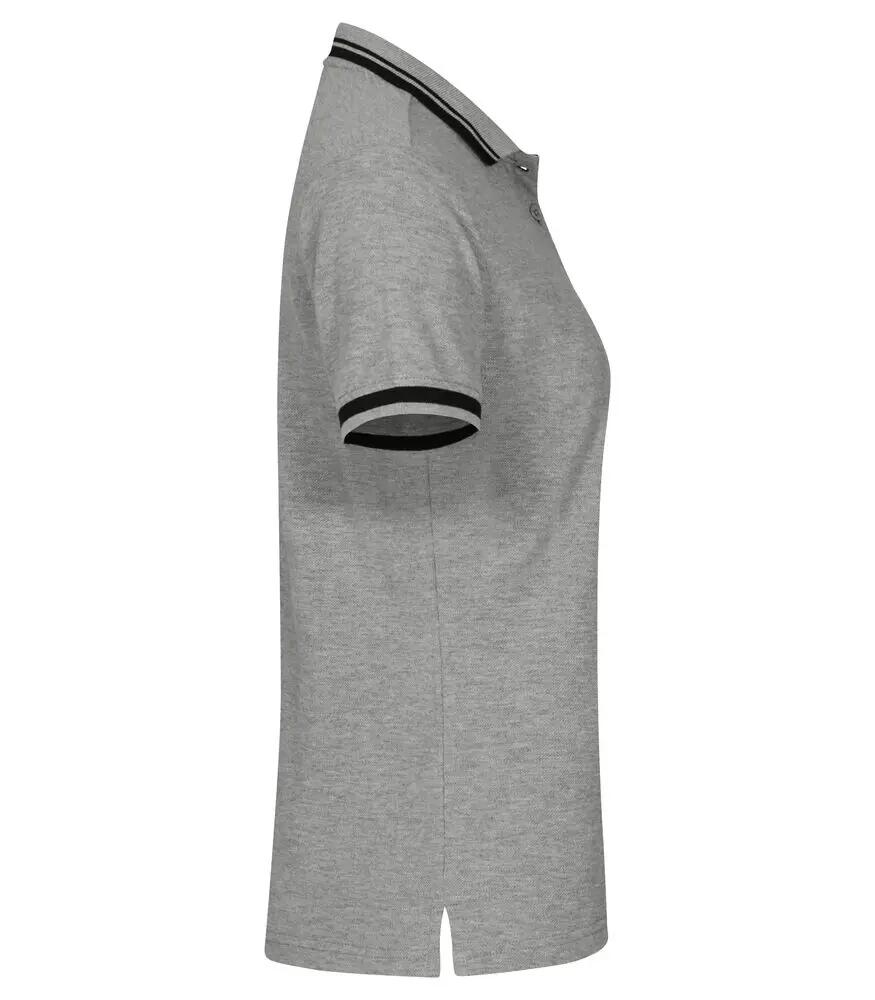 clique Polo Astoria 100% Cotone - Grey Melange 4/4