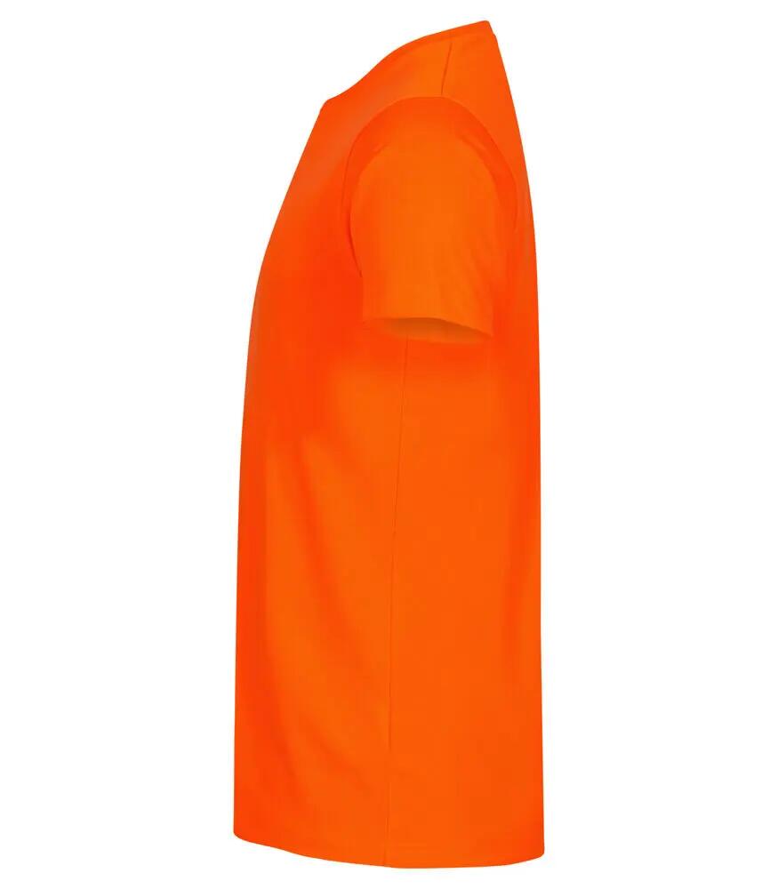 clique Basic Active-T T-shirt Uomo 100% poliestere – Visibility Orange 7/7