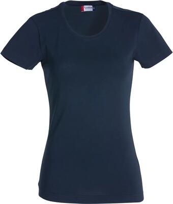 Clique carolina s/s — dames top met ronde hals, stretch